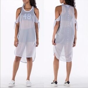 Puma Xtreme Mesh Frill Dress Halogen Blue Small